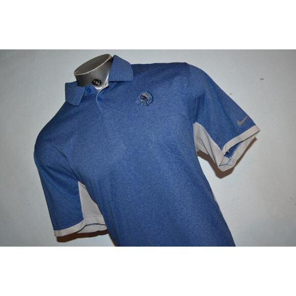 29569 Nike Golf Polo Shirt Blue Polyester Size XL Tour Performance Mens - Picture 3 of 8